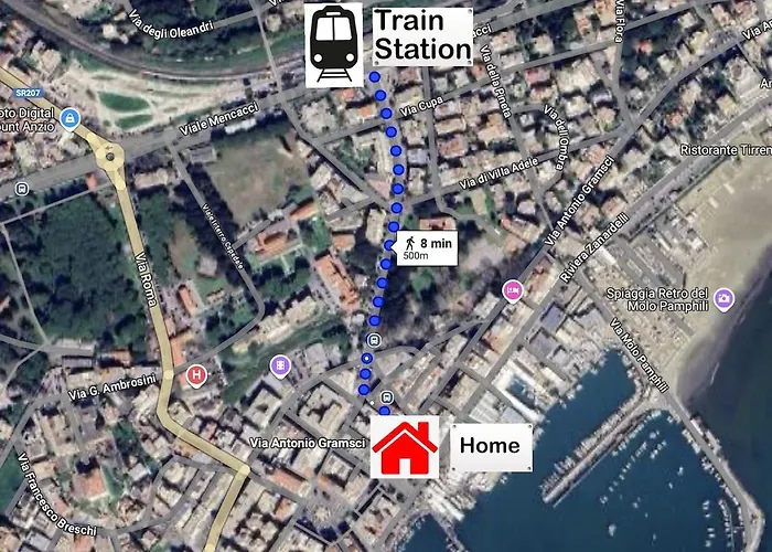 Intera Casa - 50m Dal Mare - Centro Di - 6 Ospiti